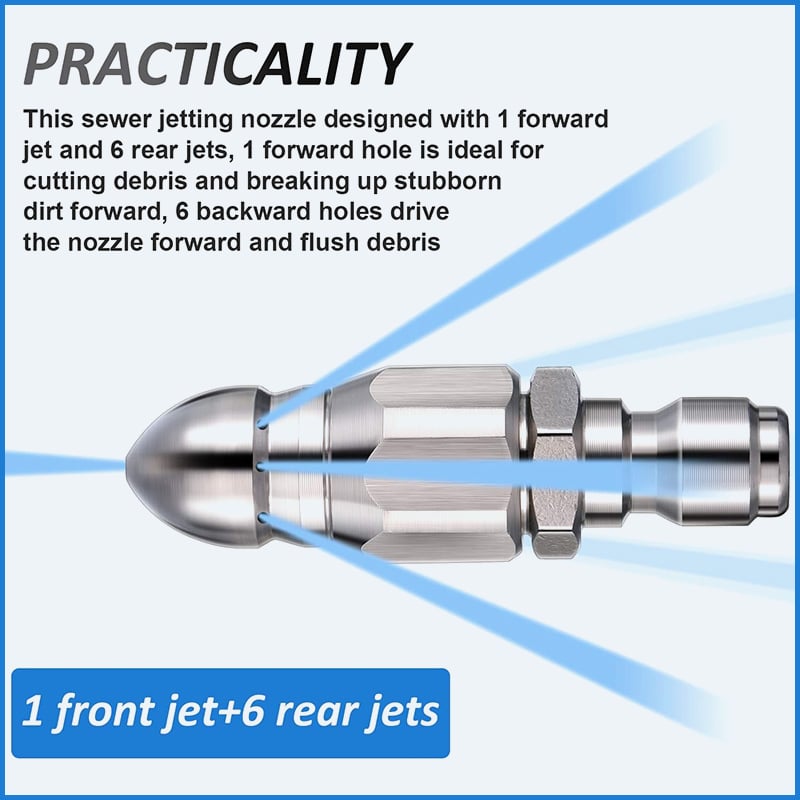 Quick Connect Stainless Nozzle Set