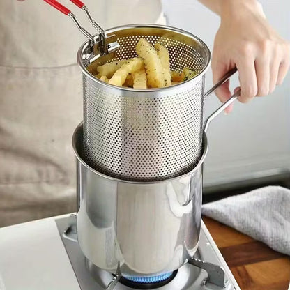 🎉Exclusive offer for our fans! Limited-time low price!🎁Household stainless steel fryer
