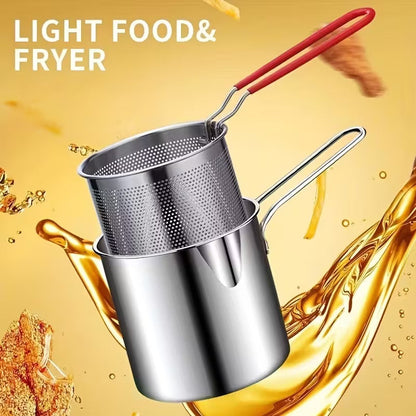 🎉Exclusive offer for our fans! Limited-time low price!🎁Household stainless steel fryer