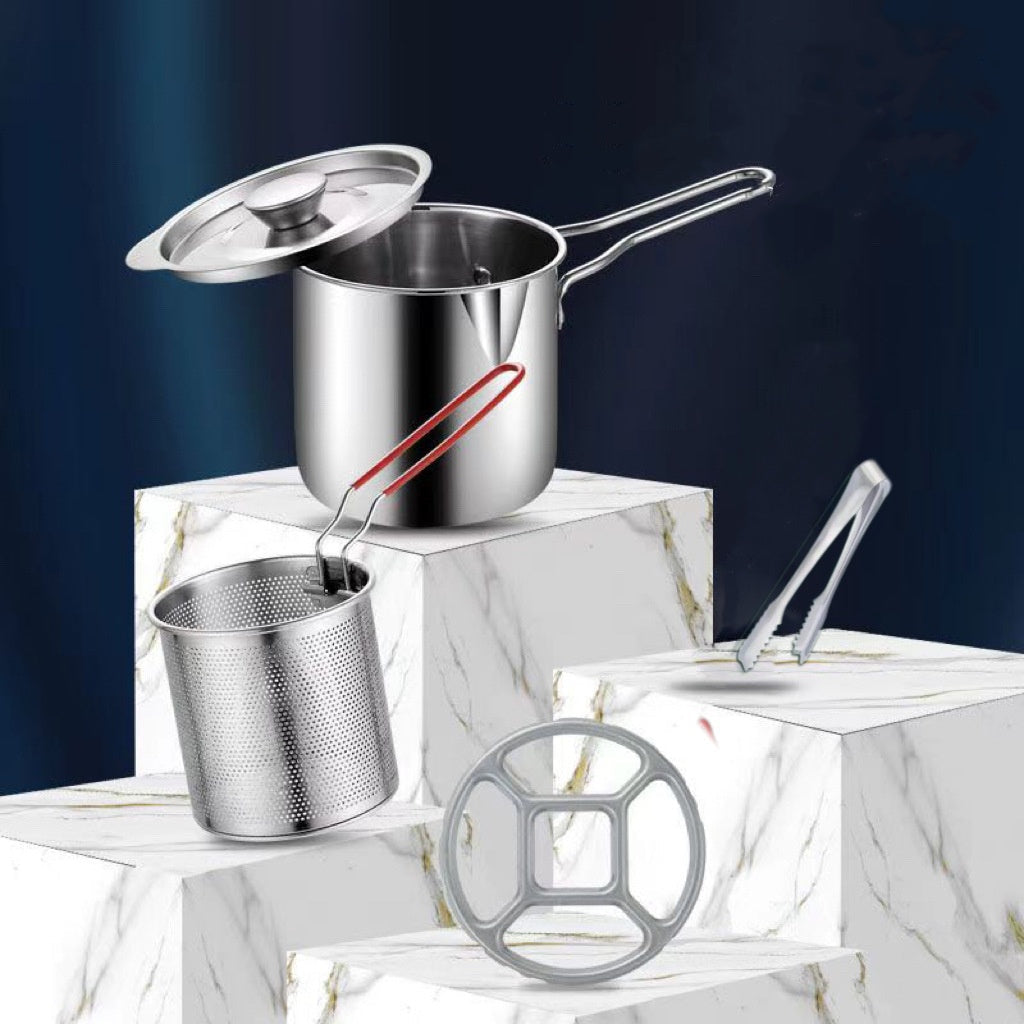 🎉Exclusive offer for our fans! Limited-time low price!🎁Household stainless steel fryer