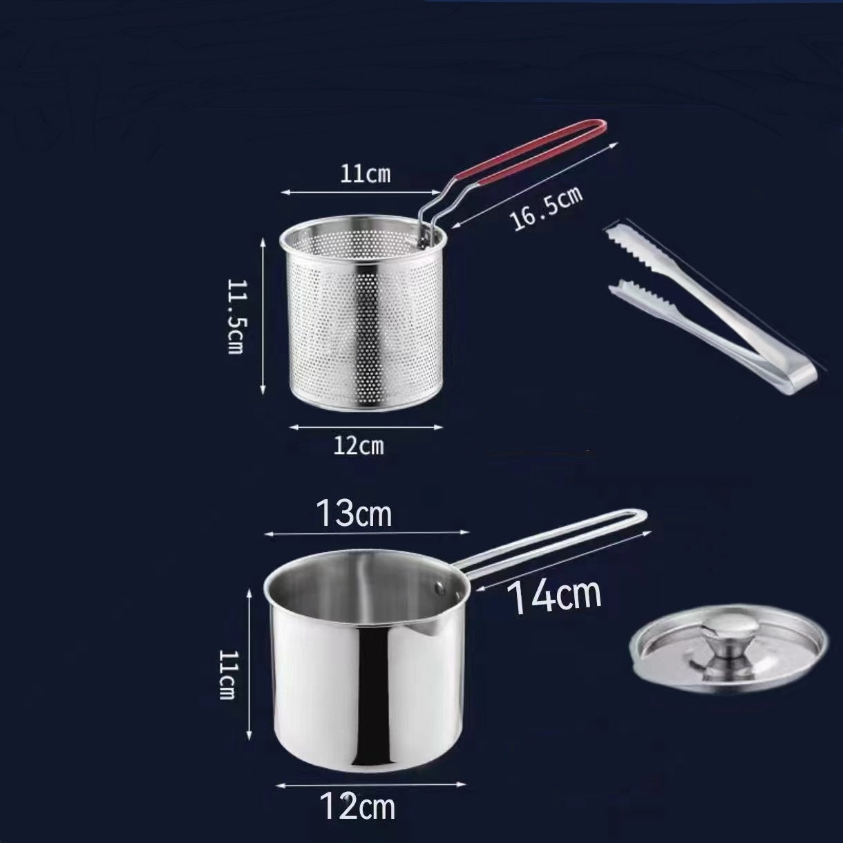 🎉Exclusive offer for our fans! Limited-time low price!🎁Household stainless steel fryer