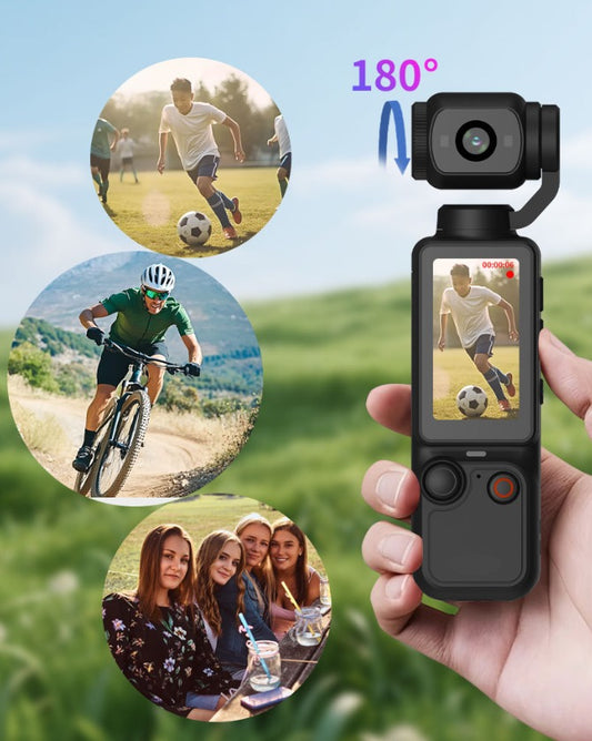🎥1080P Handheld Outdoor Sports Camera, Conference Recorder, Portable Pocket Cycling Camera