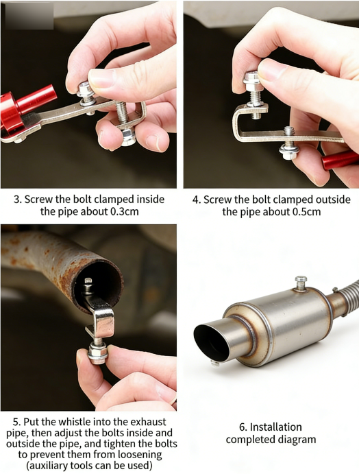 🎨🔊 5 Colors & 4 Sizes! Make Your Car Sound Like a Beast in Minutes 🚗💨