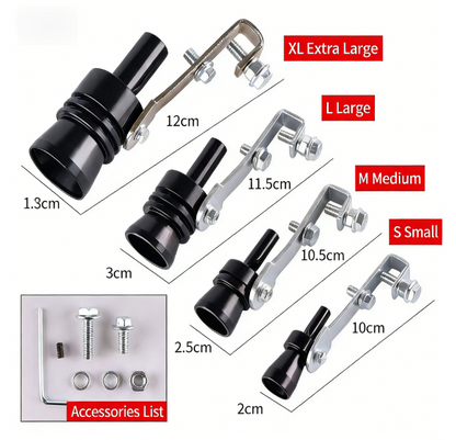 🎨🔊 5 Colors & 4 Sizes! Make Your Car Sound Like a Beast in Minutes 🚗💨