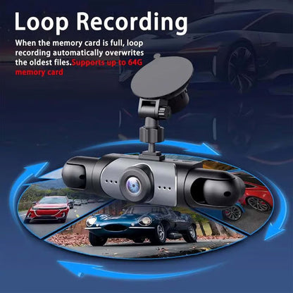 🚘LAST DAY 49％ OFF - Full View Car Dashcam System (Buy More Save More)🔥