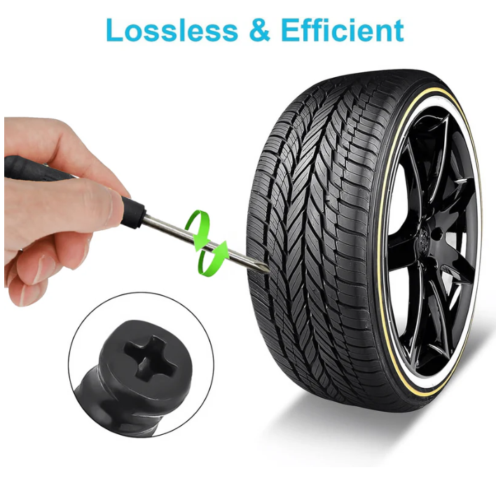 🧩60 PCs Tire Repair Rubber Nails Kit with 2 Sizes