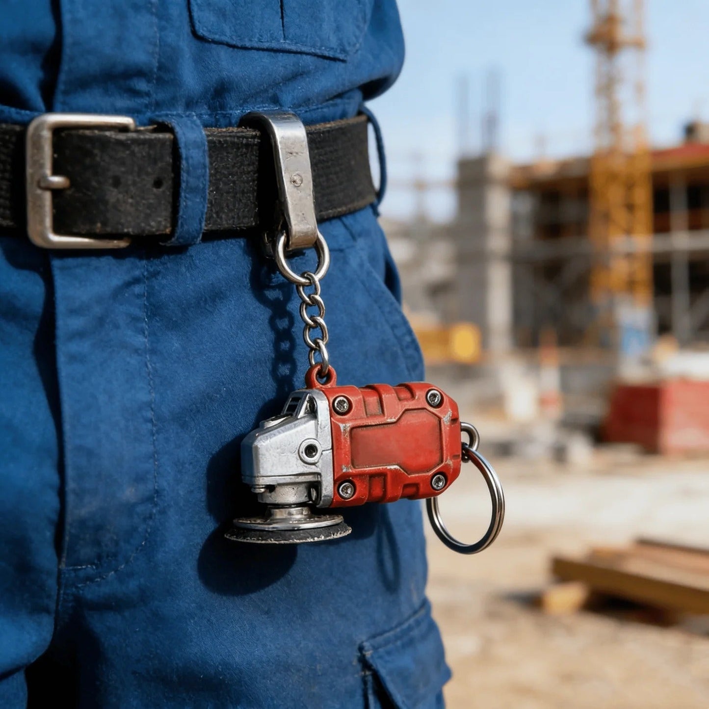 🛠️2-in-1 Mini Grinder Keychain: On-the-Go Smoothing Tool + Tool Enthusiast Collectible